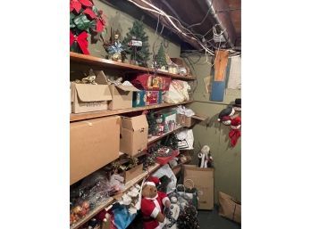 HUGE Holiday Decor Lot Including A Lot Of Christmas And Fall Items!!!!