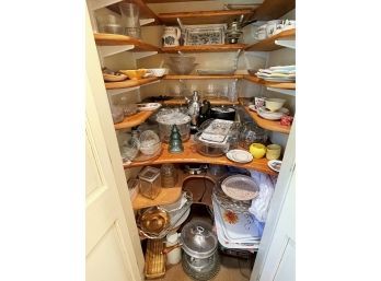 HUGE Lot Of Glassware, Bakeware And Many Pieces For Serving And Entertaining!!!!!!!!