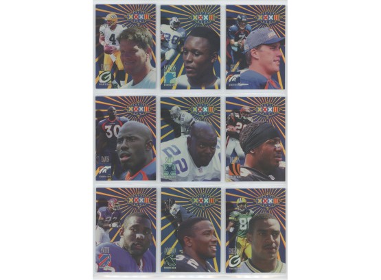 Complete 1998 Edge Super Bowl XXXII Set #/1000