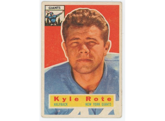 1956 Topps Kyle Rote
