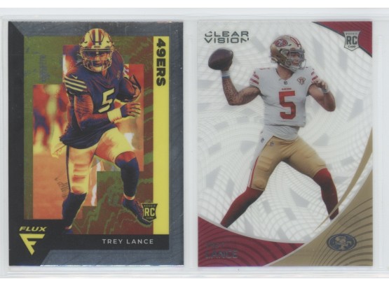 Lot Of (2) 2021 Trey Lance Rookie Cards