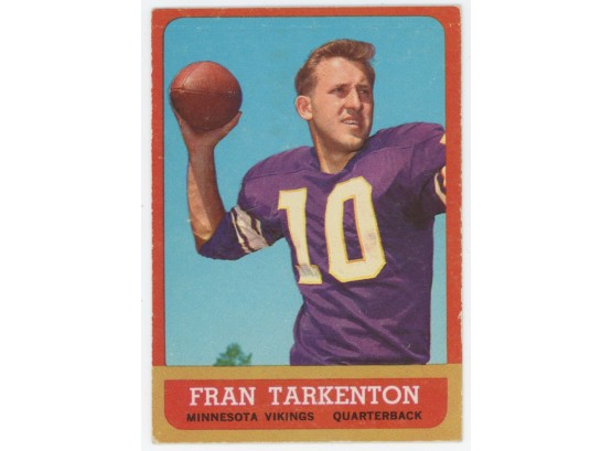 1963 Topps Fran Tarkenton