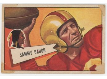 1952 Bowman Sammy Baugh