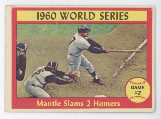 1961 Topps Mickey Mantle WS 2 Home Runs