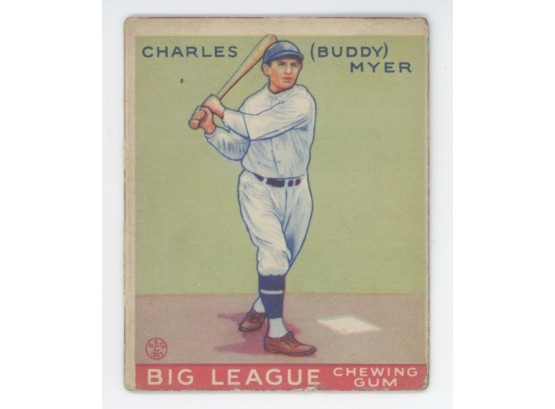 1933 Goudey Charles (Buddy) Meyer