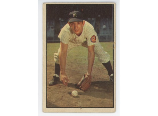 1953 Bowman Color Billy Martin