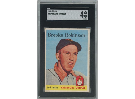 1958 Topps Brooks Robinson SGC 4 Second Year