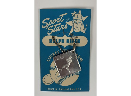 1950s Sports Stars Luckee Key Charm Ralph Kiner On Card