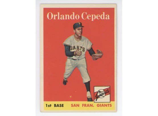 1958 Topps Orlando Cepeda Rookie