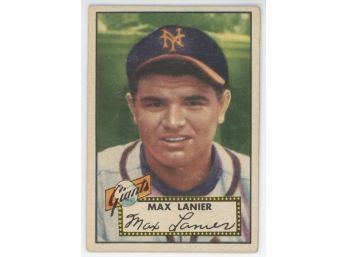 1952 Topps #101 Max Lanier