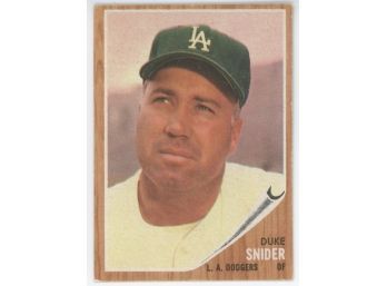 1962 Topps Duke Snider