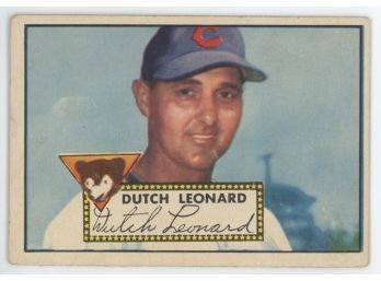 1952 Topps #110 Dutch Leonard