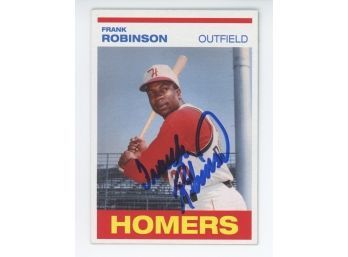1998 Homers Cookiers Frank Robinson Autograph