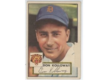 1952 Topps #104 Don Kolloway
