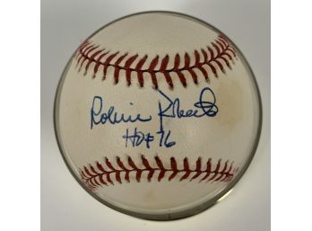 Robin Roberts Signed Baseball W/ HOF '76 Inscription