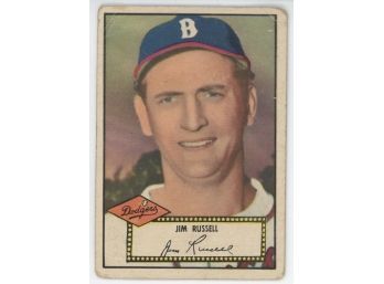 1952 Topps #51 Jim Russell