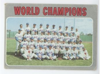 1970 Topps #1 WS Champions NY Mets
