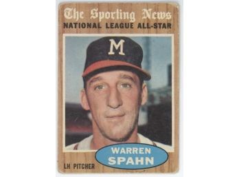 1962 Topps Warren Spahn All Stars
