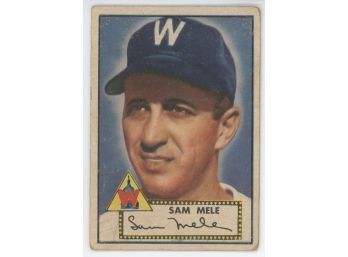 1952 Topps #94 Sam Mele