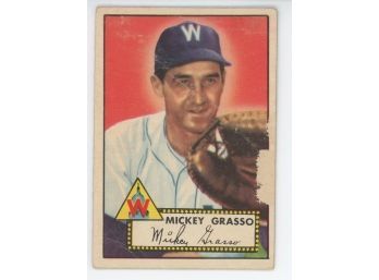 1952 Topps #90 Mickey Grasso
