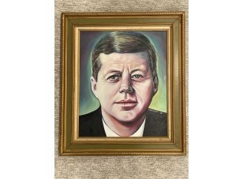 Portrait Of JFK - Signed Shoushan 84