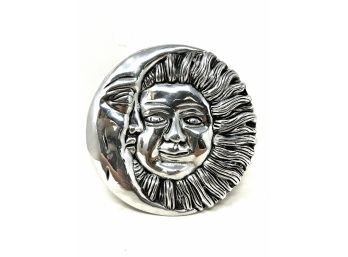 Sun And Moon Trivet - Cast Aluminum