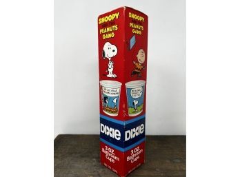1980s Snoopy Dixie Cups - New Old Stock