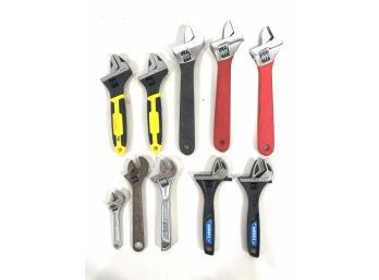 Lot Of Adjustable Wrenches