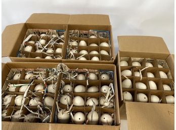 'Crafters Delight Large Lot Of Goose Eggs' Multiple Cases