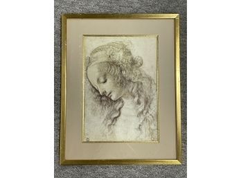 Framed Print Of A Beautiful Woman