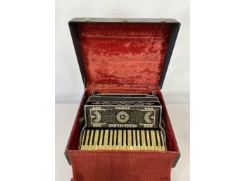 Antique Accordion - Possibly Italian Made - Model Deluxe