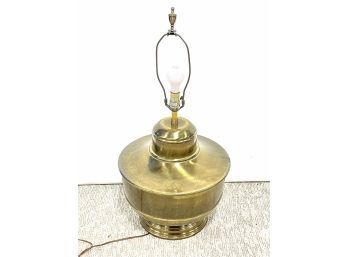 HUGE Brass Table Lamp