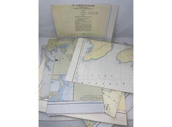 Navigational Charts Lot - Saint Lawrence River