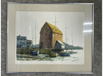 Signed & Numbered Print Of Sailboats