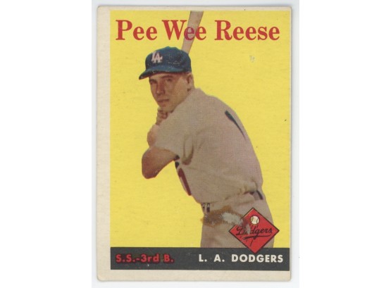 1958 Topps Pee Wee Reese