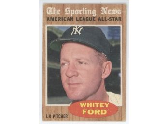 1962 Topps Whitey Ford All Star