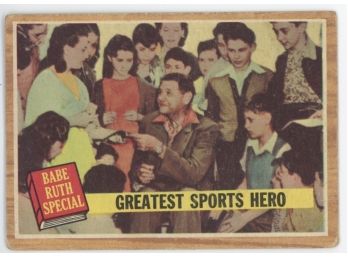 1962 Topps Babe Ruth Special #143 Greatest Sports Hero