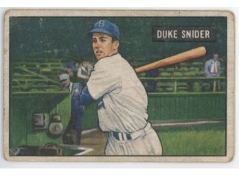 1951 Bowman Duke Snider