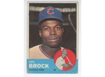 1963 Topps Lou Brock