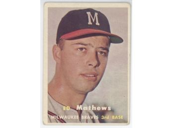 1957 Topps Eddie Matthews