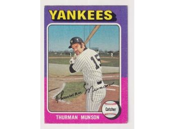1975 Topps Thurman Munson