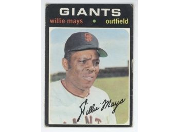 1971 Topps Willie Mays #600