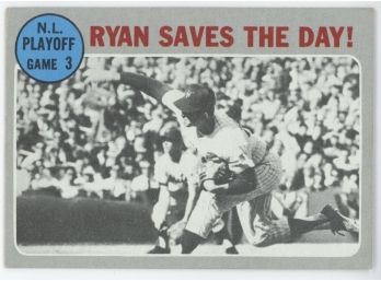 1970 Topps Nolan Ryan Saves The Day