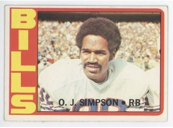 1972 Topps O.J. Simpson