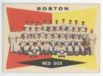 1960 Topps Boston Red Sox Team Card