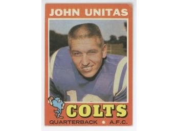 1971 Topps Johnny Unitas