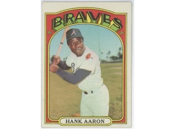 1972 Topps Hank Aaron