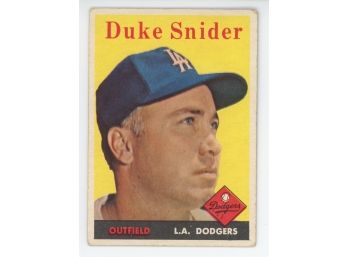 1958 Topps Duke Snider