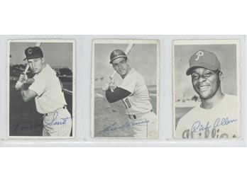 Lot Of (3) 1969 Topps Deckle Edge