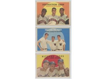 Lot Of (3) 1959 Topps Baseball Cards